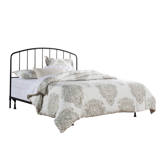 Hillsdale Furniture Tolland Metal Full/Queen Headboard with Frame, Satin Black