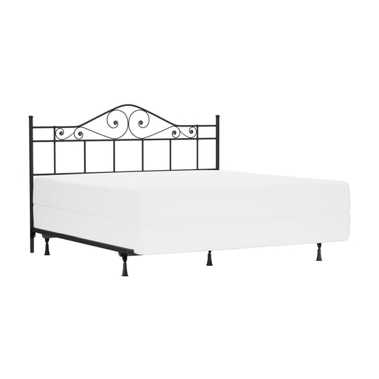 Hillsdale Furniture Harrison King Metal Headboard with Frame, Textured Black