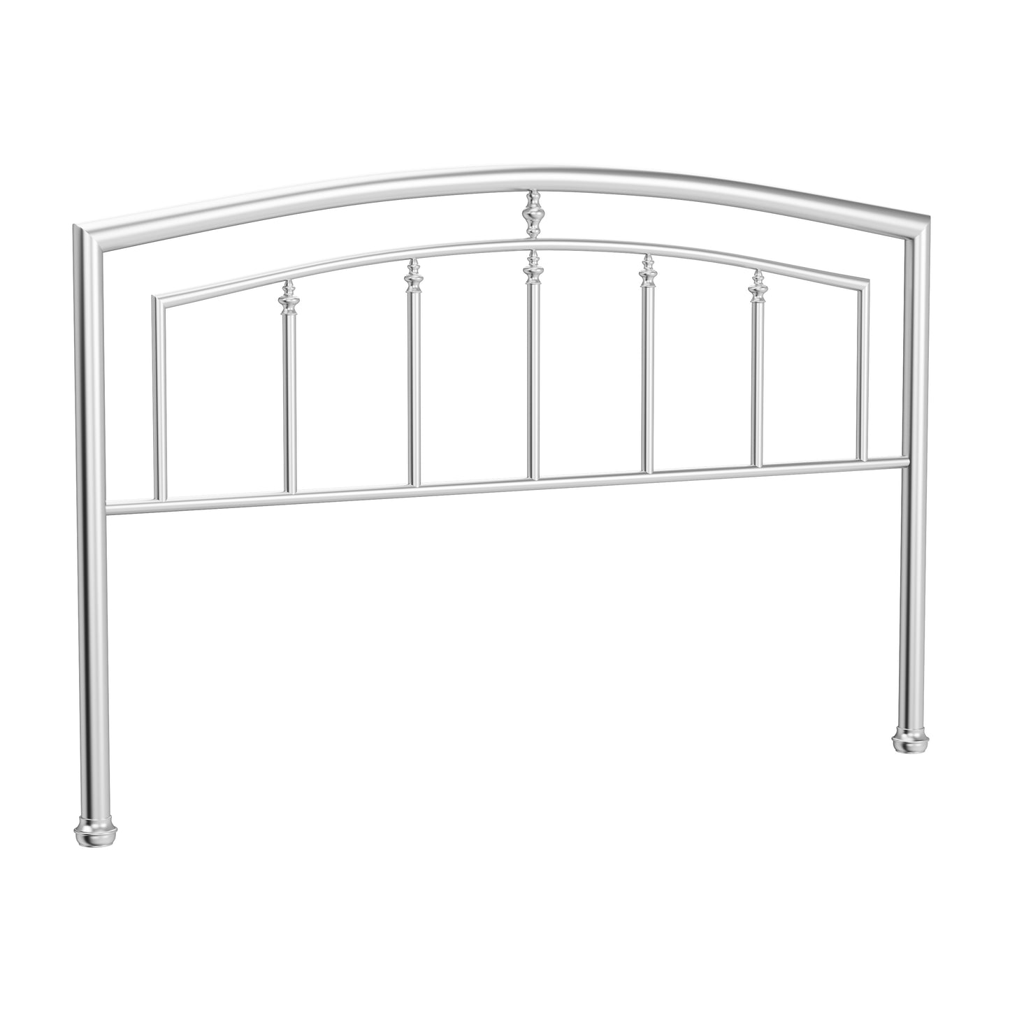 Hillsdale Furniture Claudia King Metal Headboard, Matte Nickel