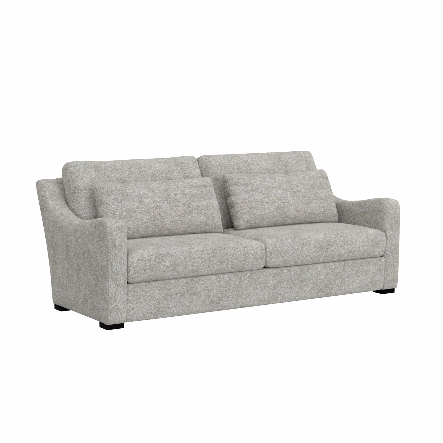 Hillsdale Furniture York Upholstered Sofa, Stone