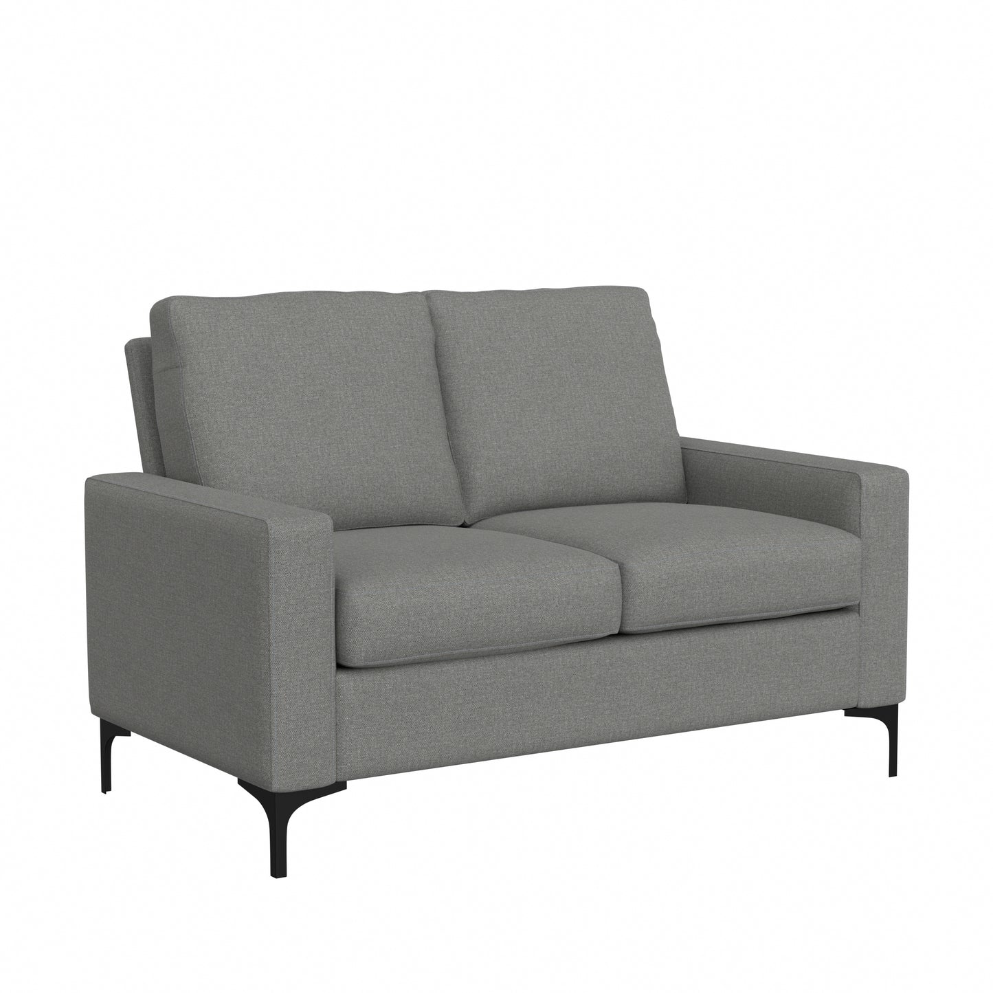 Hillsdale Furniture Matthew Upholstered Loveseat, Smoke