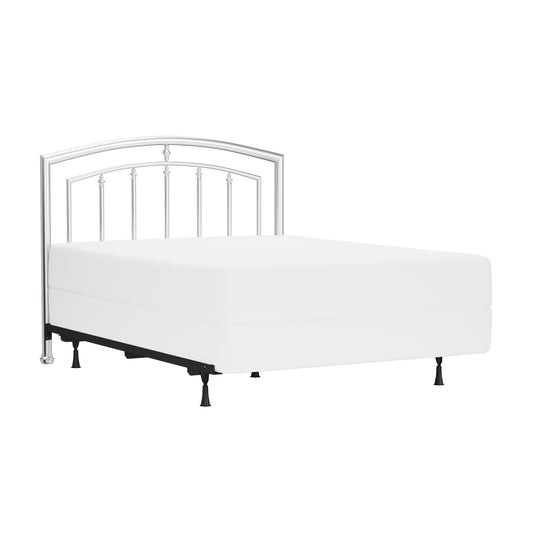 Hillsdale Furniture Claudia Full/Queen Metal Headboard with Frame, Matte Nickel