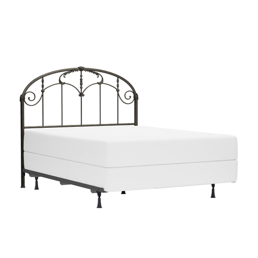 Hillsdale Furniture Jacqueline Metal Full/Queen Headboard with Frame, Old Brushed Pewter