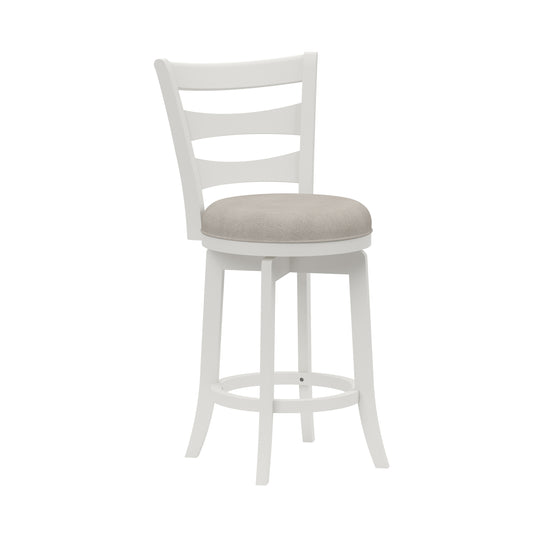 Hillsdale Furniture Elliott Wood Counter Height Swivel Stool, White