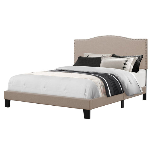 Hillsdale Furniture Kiley Full Upholstered Bed, Fog