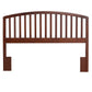 Hillsdale Furniture Carolina Wood Full/Queen Headboard, Walnut