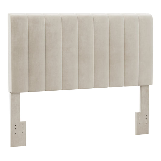 Hillsdale Furniture Crestone Upholstered Full/Queen Headboard, Cream