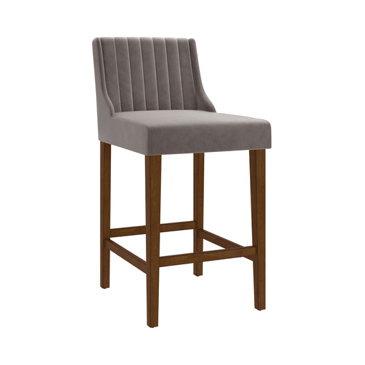 Hillsdale Furniture Lynne Wood Counter Height Stool, Walnut