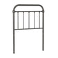 Hillsdale Furniture Kirkland Metal Twin Headboard without Frame, Aged Pewter