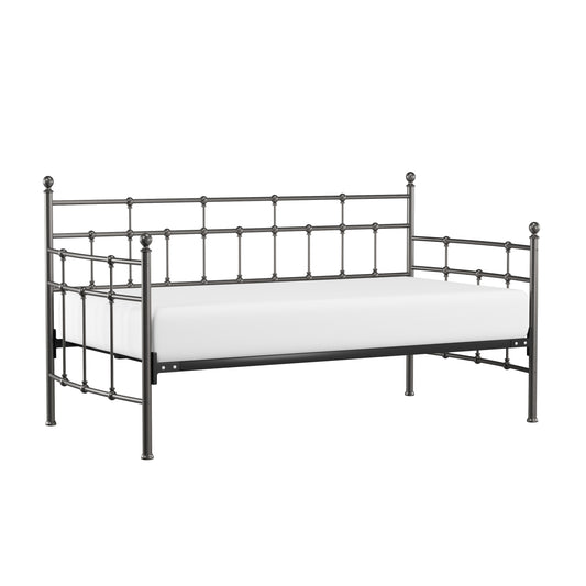 Hillsdale Furniture Providence Metal Twin Daybed, Aged Pewter