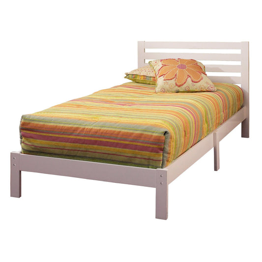 Hillsdale Furniture Aiden Wood Twin Bed, White