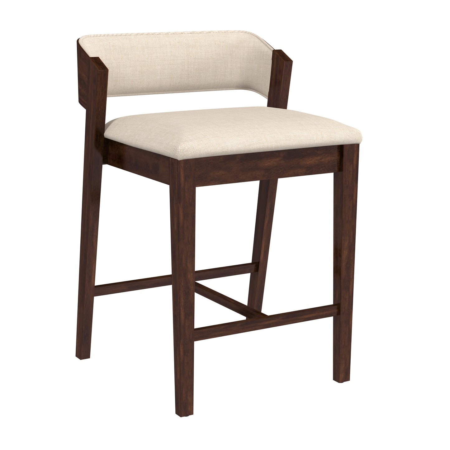 Hillsdale Furniture Dresden Wood Counter Height Stool, Walnut