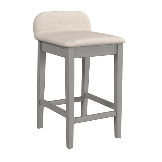 Hillsdale Furniture Maydena Wood Counter Height Stool, Distressed Gray