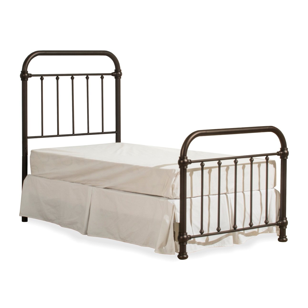 Hillsdale Furniture Kirkland Metal Twin Bed, Dark Bronze