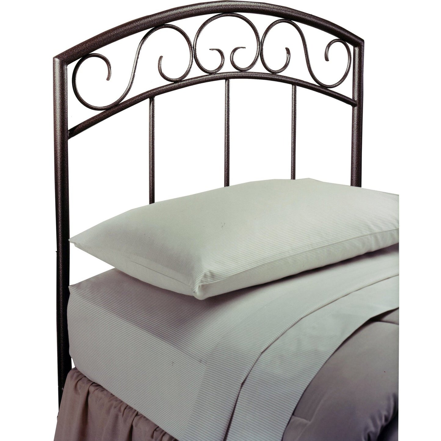 Hillsdale Furniture Wendell Twin Metal Headboard, Copper Pebble