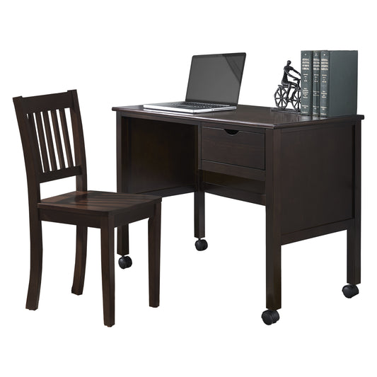 Hillsdale Kids and Teen Schoolhouse 4.0 Desk and Chair, Chocolate