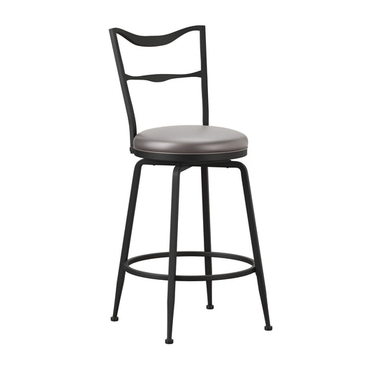 Hillsdale Furniture Larimore Metal Counter Height Stool, Black