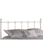 Hillsdale Furniture Molly Queen Metal Headboard with Frame, White